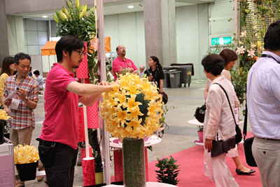 フラワードリーム2012 ジャパンリリーハウス出展（東京ビッグサイト 西1・2ホール）