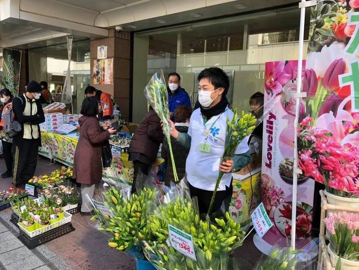 丸広百貨店川越店で「深谷ゆりフェア」開催